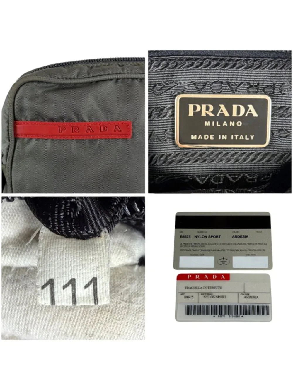 Prada Sports Tessuto Nylon Cross Crossbody